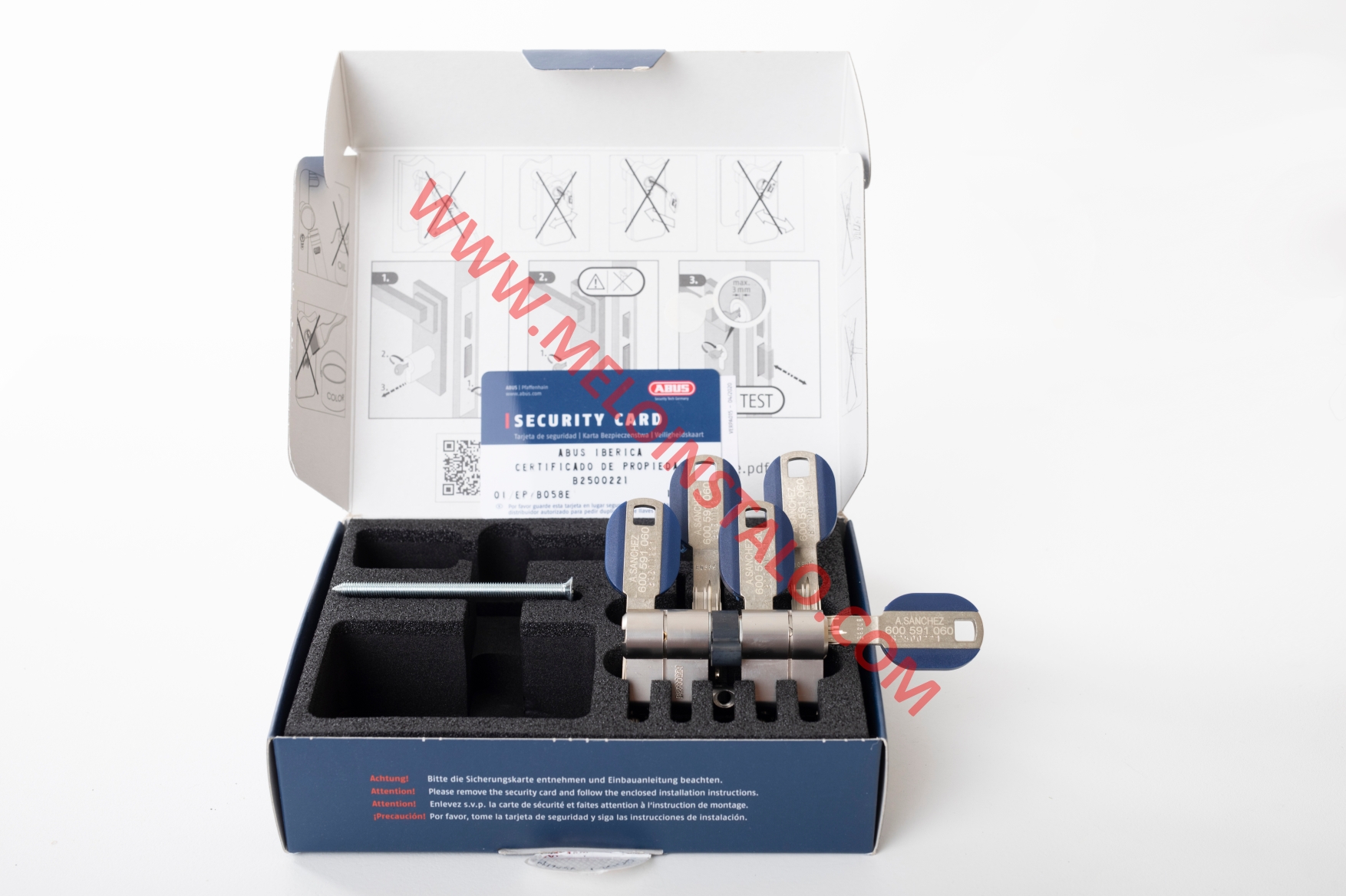 CILINDRO ABUS BRAVUS MX PRO MAGNET + CERROJO SAG CSI - Imagen 5