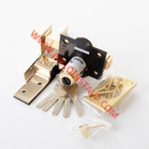CERROJO DE ALTA SEGURIDAD  FAC 946-RP/80UVE DORADO/NIQUELADO PARA PUERTA.ANTI-EXTRACCIÓN,ANTI-BUMPING,ANTI-TALADRO,