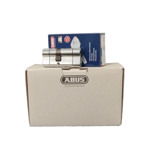 CAJA DE CILINDROS ABUS D6PS 30X40 NIQUEL LEVA LARGA/LEVA CORTA.