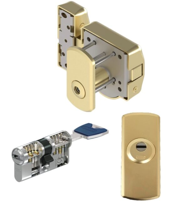 CERROJO SAG CSI REFORZADO+ABUS XELUS+ESCUDO DE SEGURIDAD ABUS RHZS 524